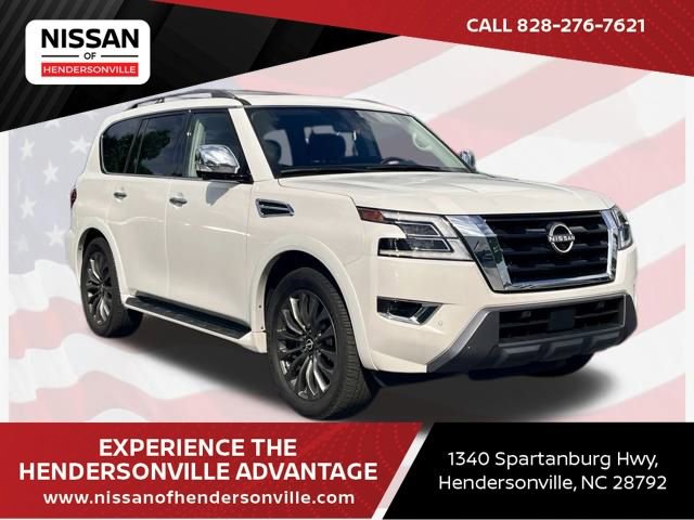 Certified 2023 Nissan Armada Platinum w/ Captain's Chairs Package