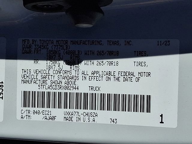 Used 2024 Toyota Tundra SR5 image 31