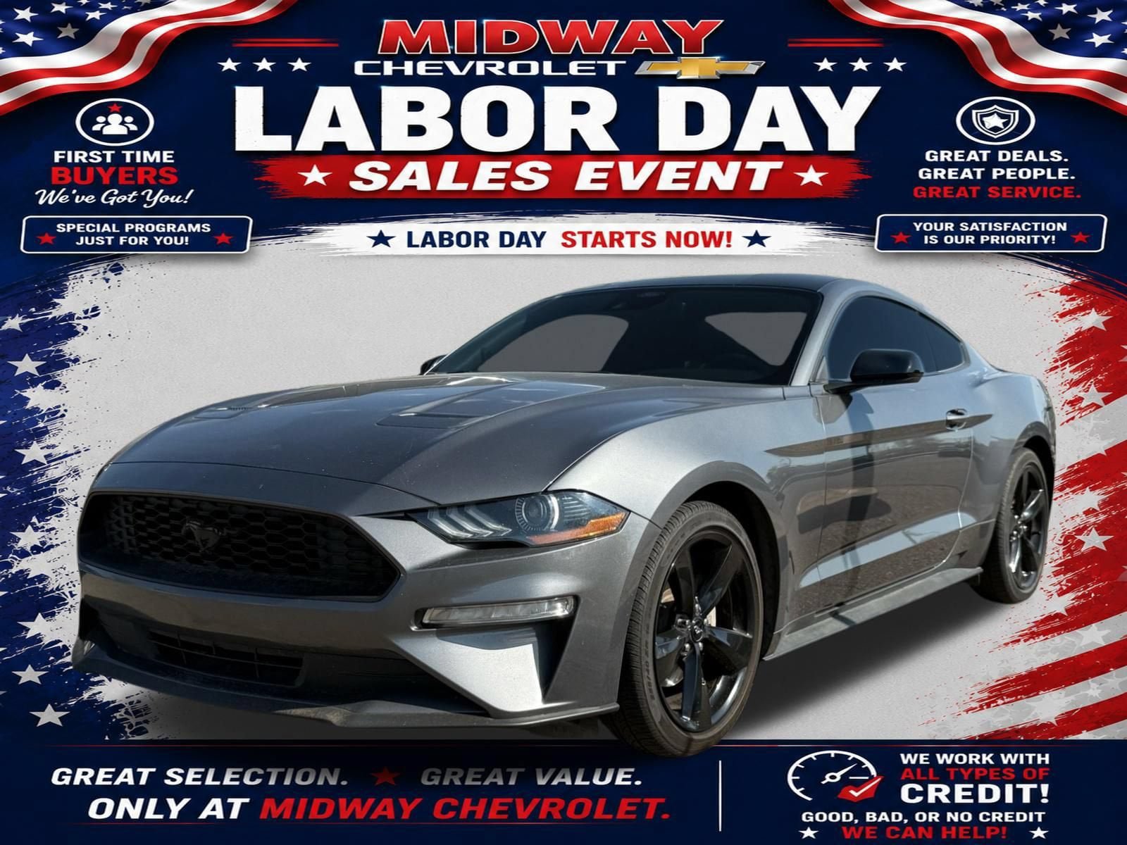 Used 2021 Ford Mustang Coupe w/ Black Accent Package