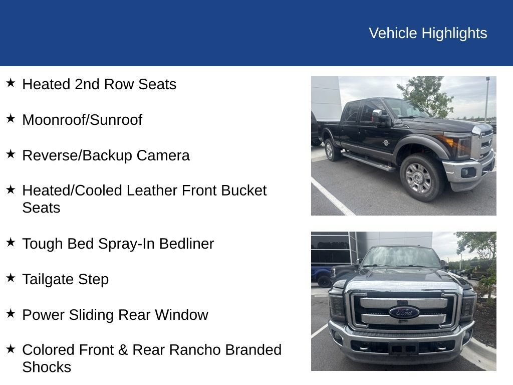 Used 2014 Ford F250 Lariat w/ Lariat Ultimate Package AWD/4WD image 16