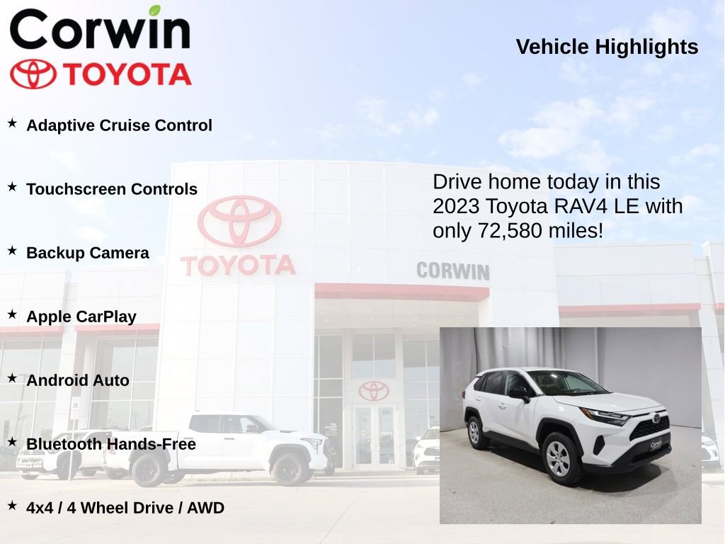 Used 2023 Toyota RAV4 LE AWD/4WD image 6