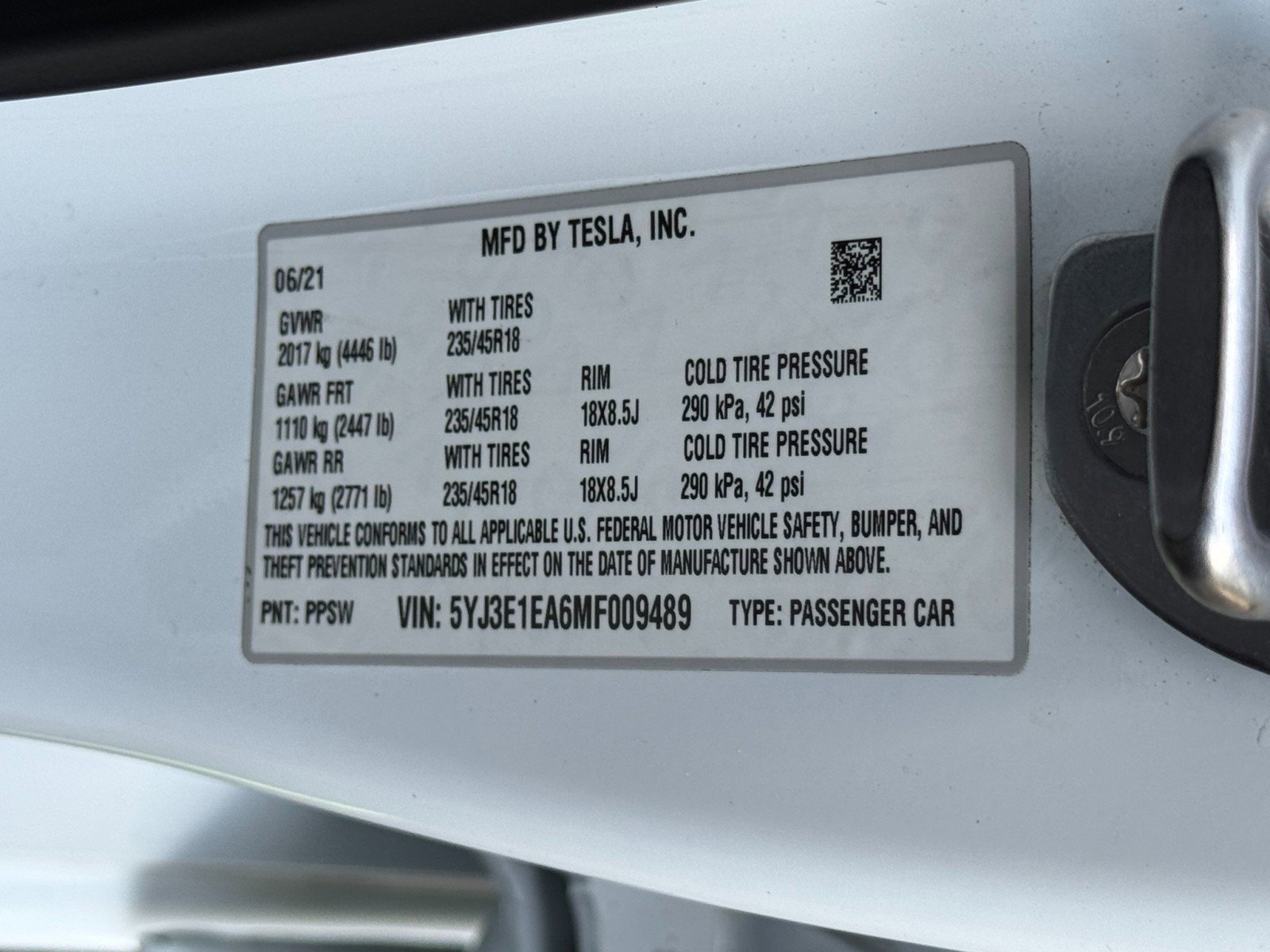 Used 2021 Tesla Model 3 Standard Range Plus RWD image 44