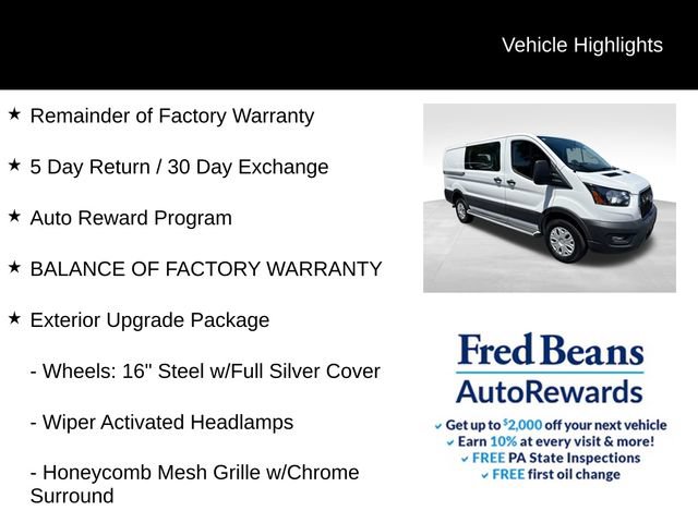 Used 2025 Ford Transit 250 Low Roof w/ Exterior Upgrade Package RWD image 5