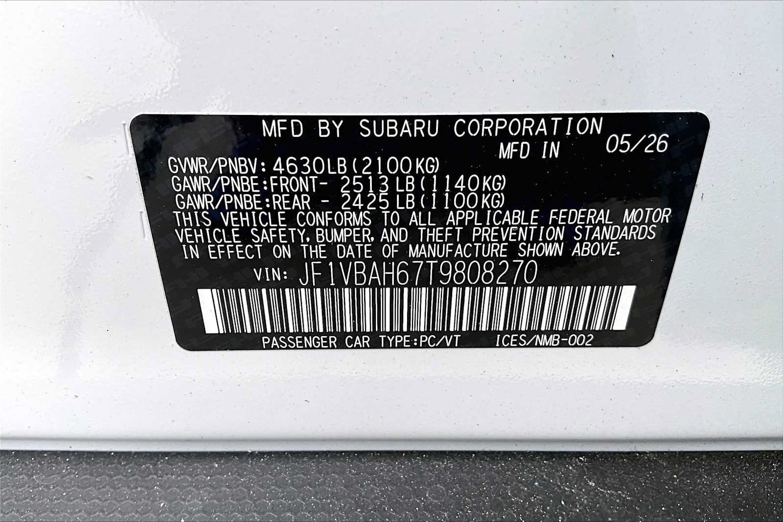 New 2026 Subaru WRX AWD/4WD image 18
