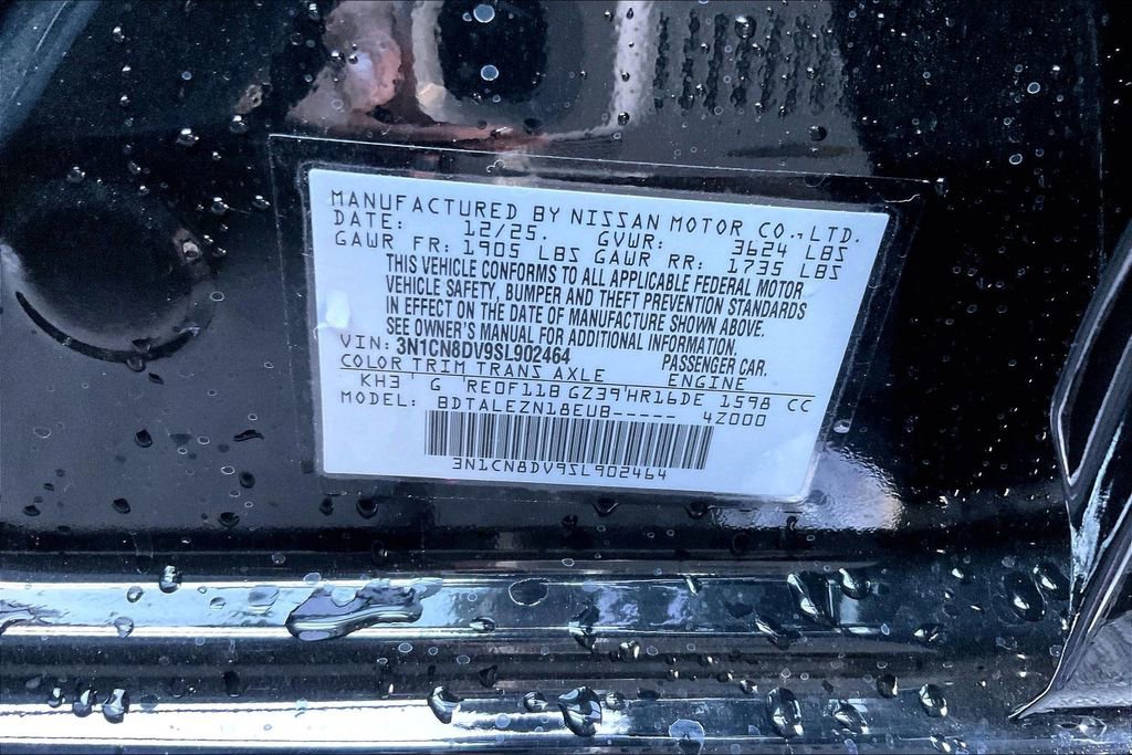 New 2025 Nissan Versa S w/ Trunk Package image 42