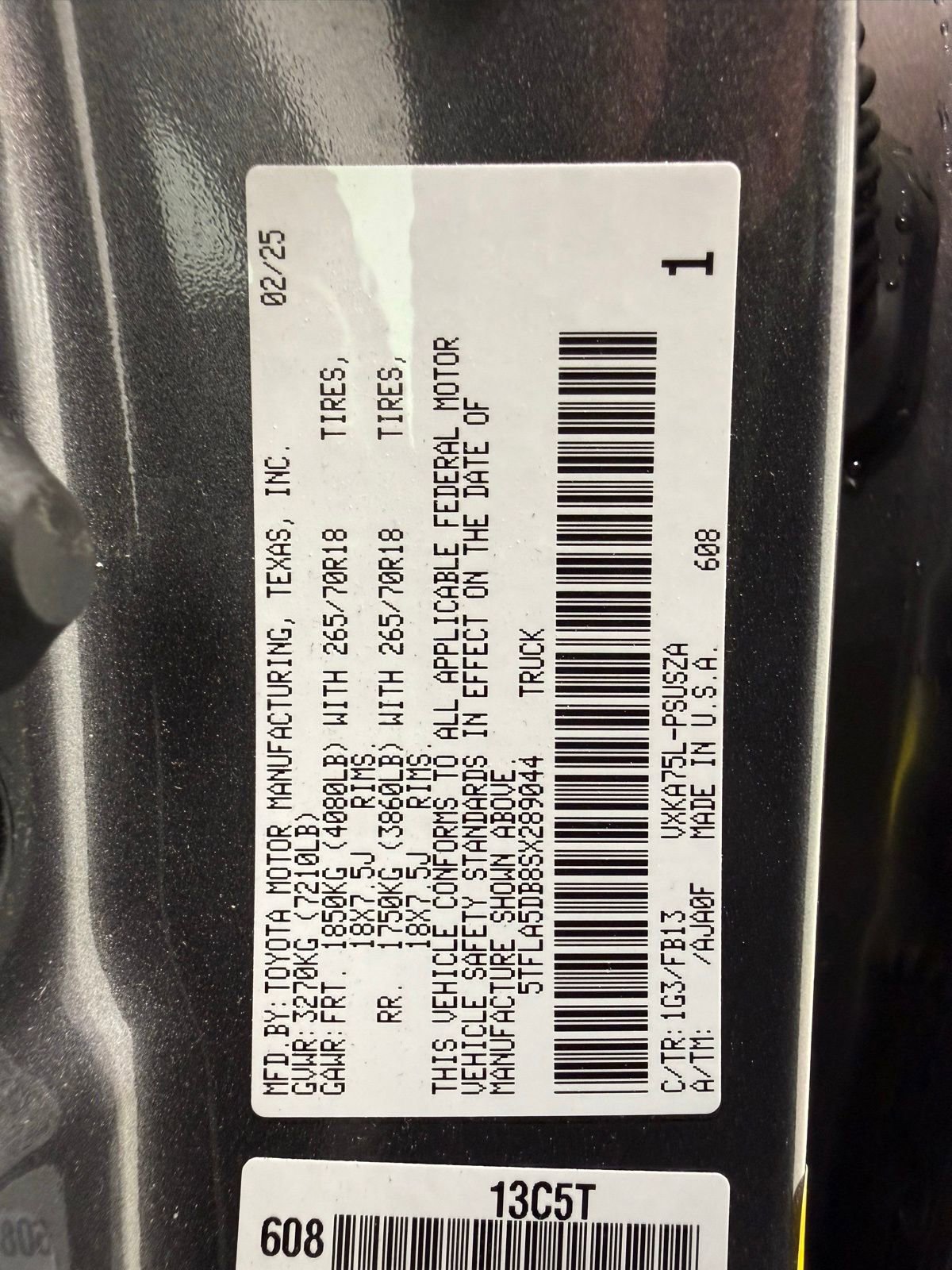 Used 2025 Toyota Tundra SR5 w/ SR5 Convenience Package image 19