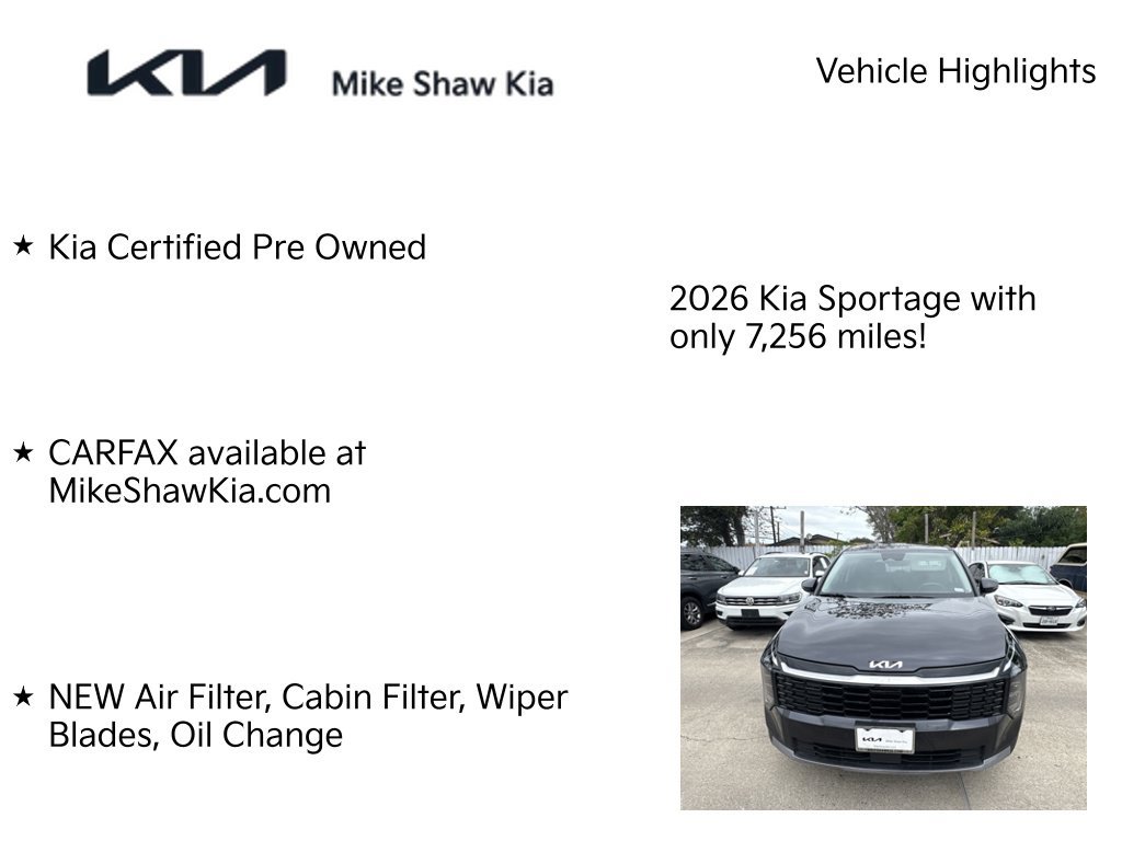 Certified 2026 Kia Sportage EX FWD image 6