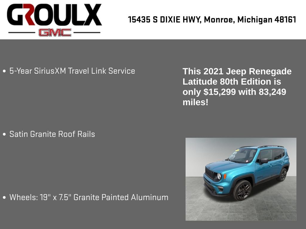 Used 2021 Jeep Renegade Latitude AWD/4WD image 31