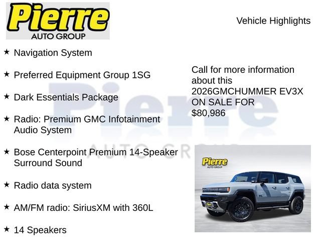 Used 2026 GMC Hummer EV SUV w/ LPO, Dark Essentials Package AWD/4WD image 7