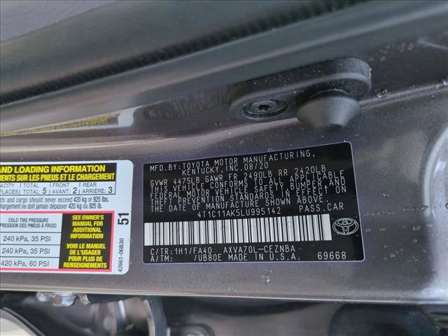 Used 2020 Toyota Camry LE FWD image 23