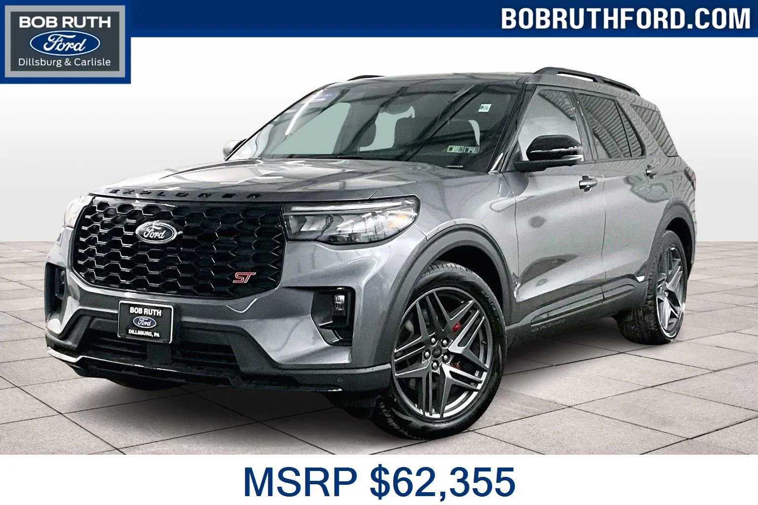 New 2025 Ford Explorer ST w/ Sun And Sound Package
