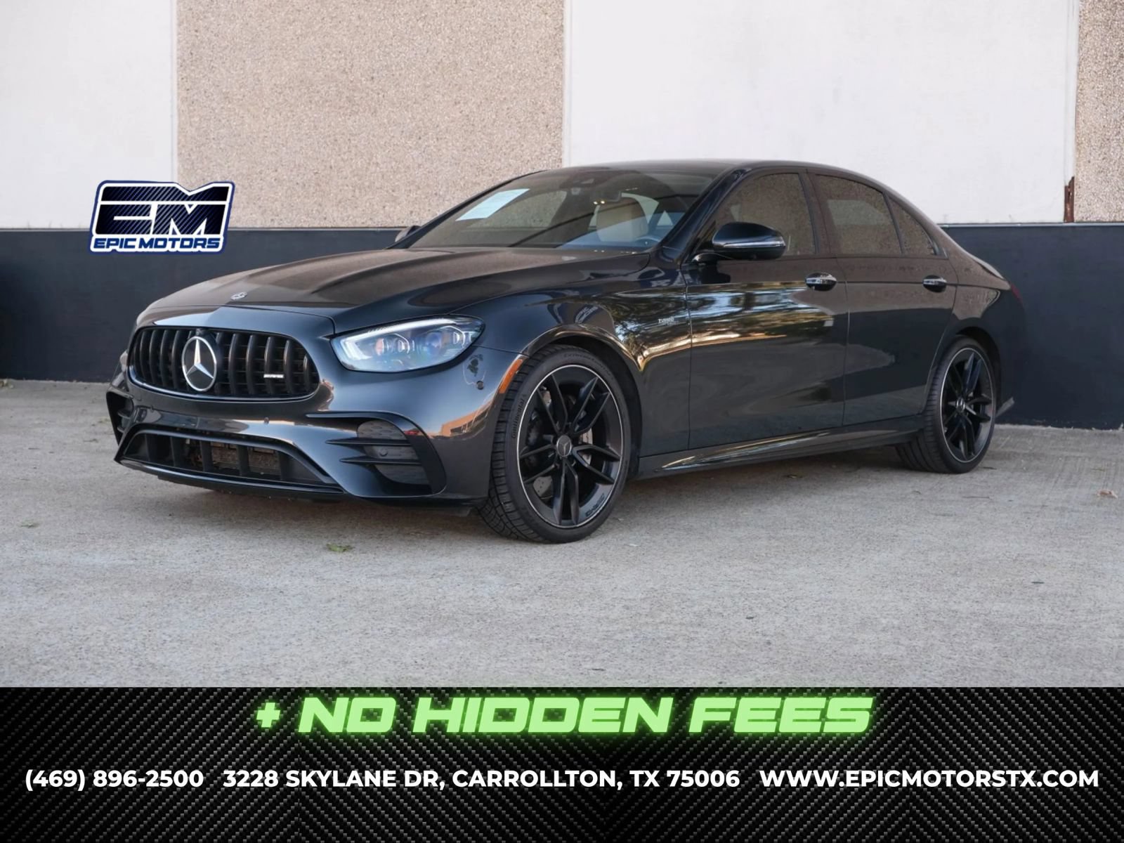 Used 2021 Mercedes-Benz E 53 AMG 4MATIC Sedan w/ Exterior Lighting Package image 1