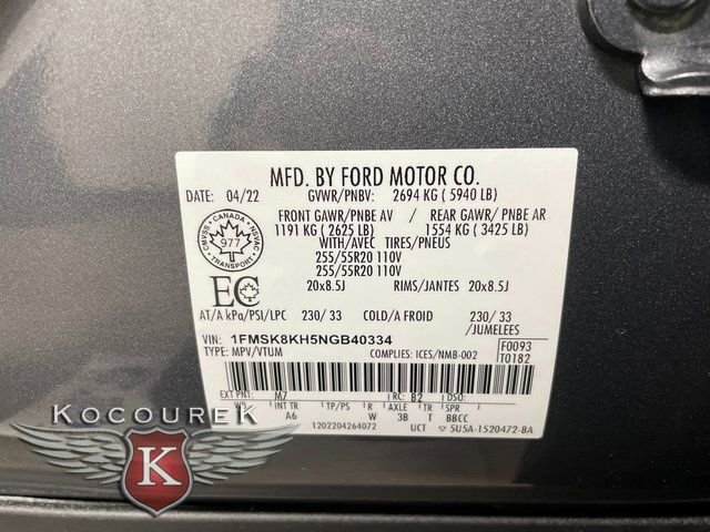 Used 2022 Ford Explorer ST-Line w/ Class IV Trailer Tow Package image 26