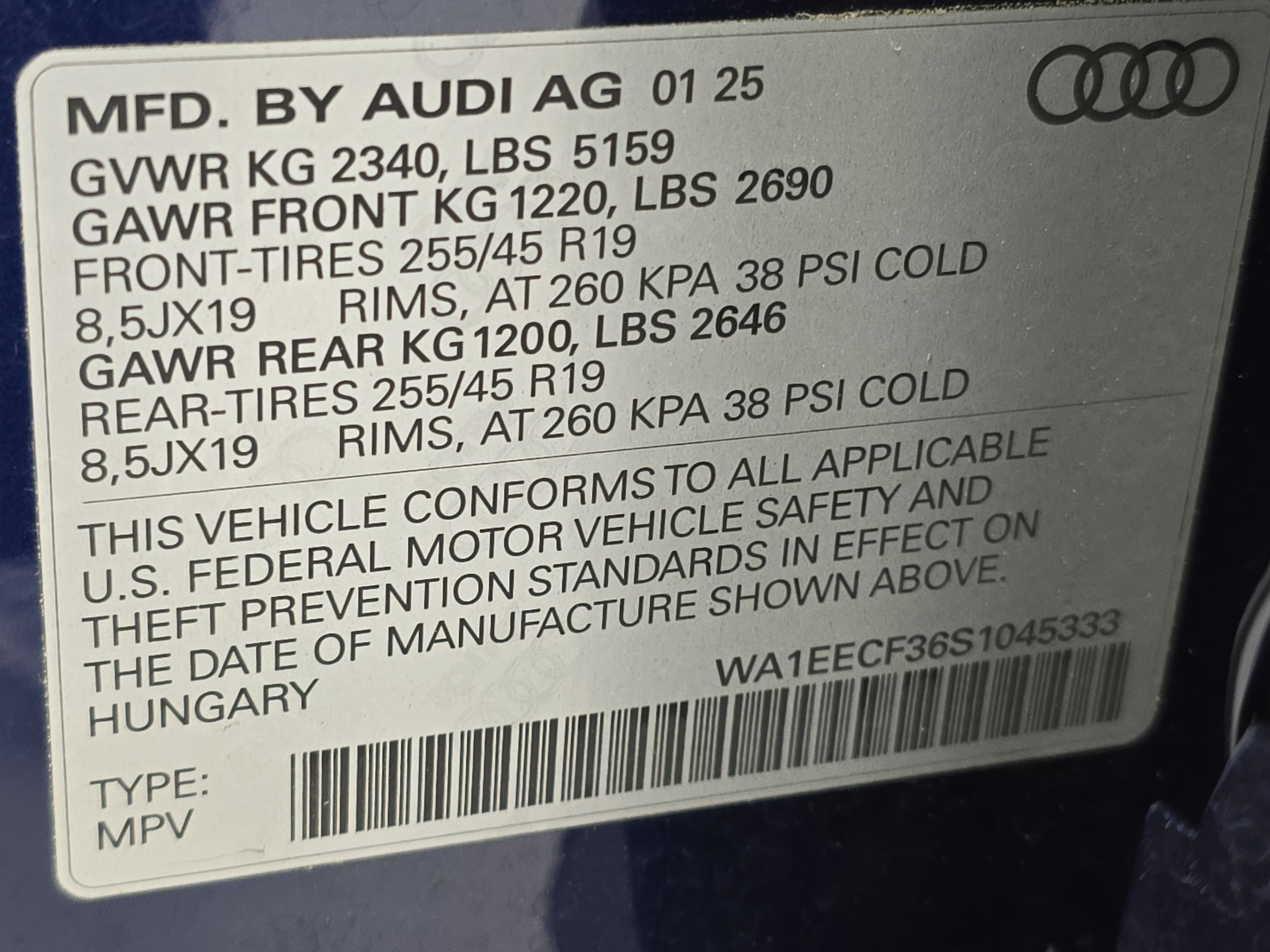 Used 2025 Audi Q3 2.0T Premium Plus w/ Premium Plus Package AWD/4WD image 36