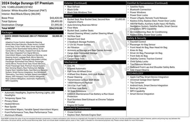 Used 2024 Dodge Durango GT image 7