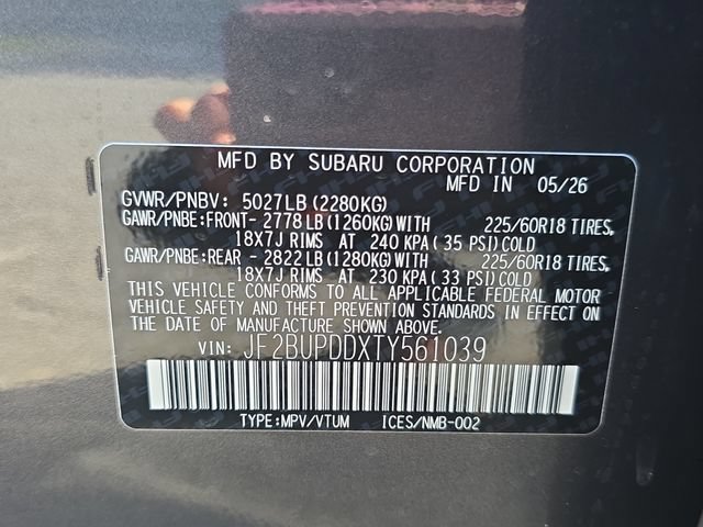 New 2026 Subaru Outback Limited AWD/4WD image 25
