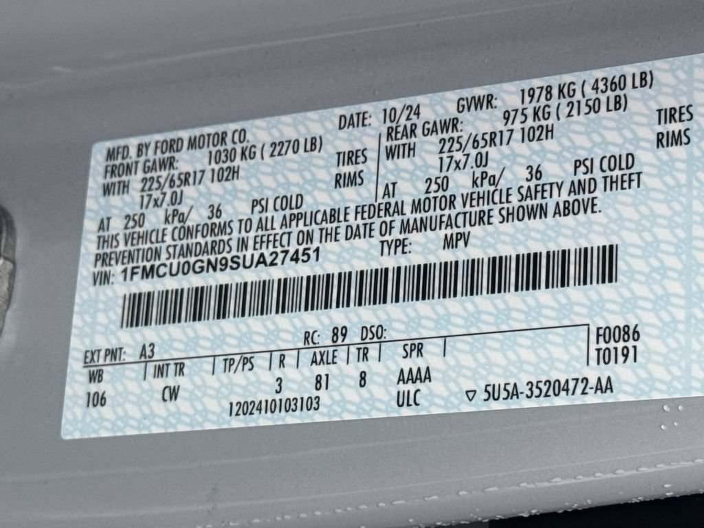 Used 2025 Ford Escape Active FWD image 29