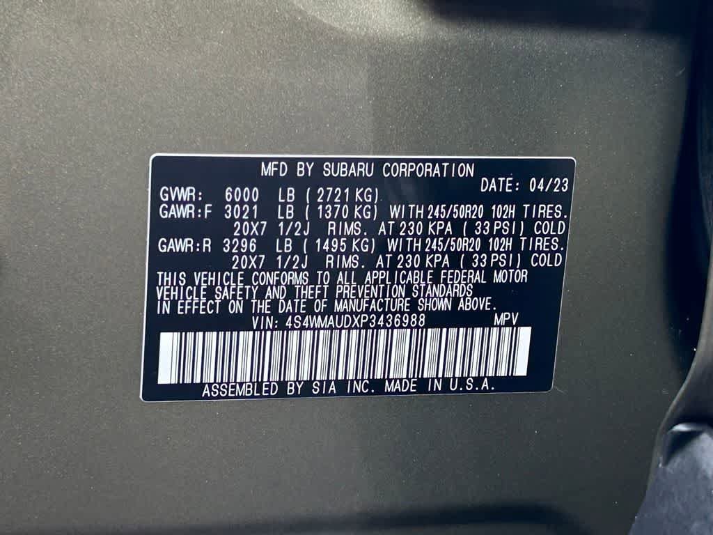 Certified 2023 Subaru Ascent Limited w/ Technology Package AWD/4WD image 22