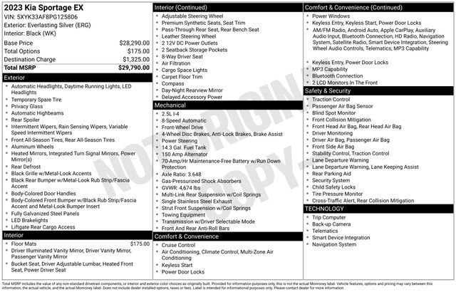 Used 2023 Kia Sportage EX FWD image 15