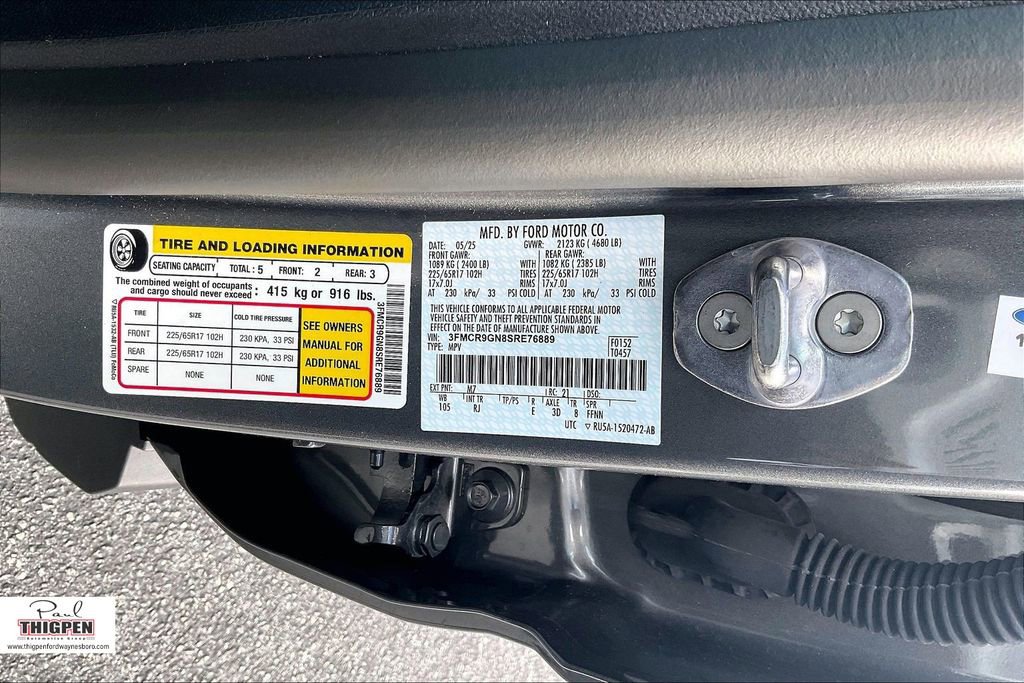 New 2025 Ford Bronco Sport Heritage w/ Convenience Package image 13