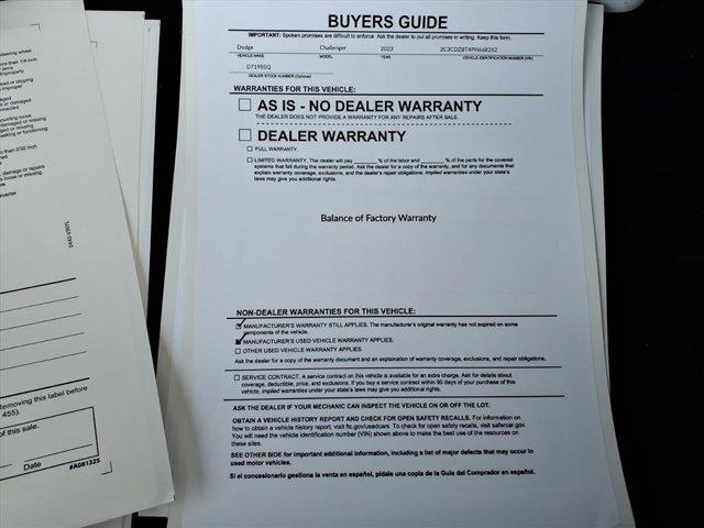 Used 2023 Dodge Challenger R/T w/ Plus Package image 36