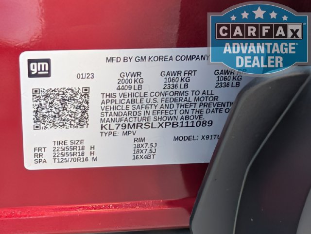 Certified 2023 Chevrolet TrailBlazer LT w/ Convenience Package AWD/4WD image 33