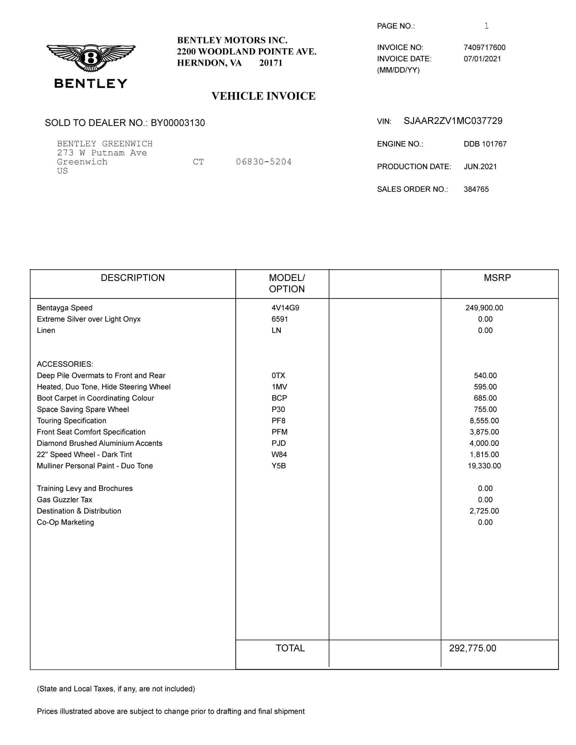 Certified 2021 Bentley Bentayga Speed image 34
