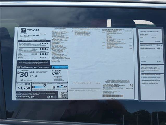 Certified 2025 Toyota RAV4 Limited w/ Weather Package FWD image 22