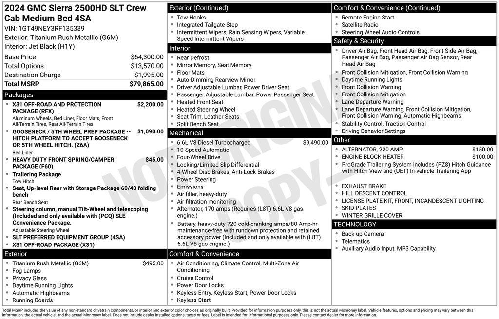 Certified 2024 GMC Sierra 2500 SLT AWD/4WD image 39