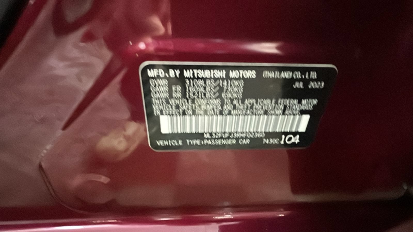 Used 2024 Mitsubishi Mirage G4 ES FWD image 14
