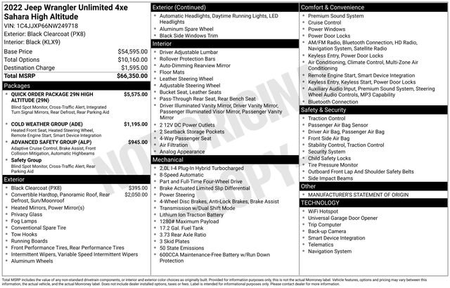 Used 2022 Jeep Wrangler Unlimited Sahara image 6