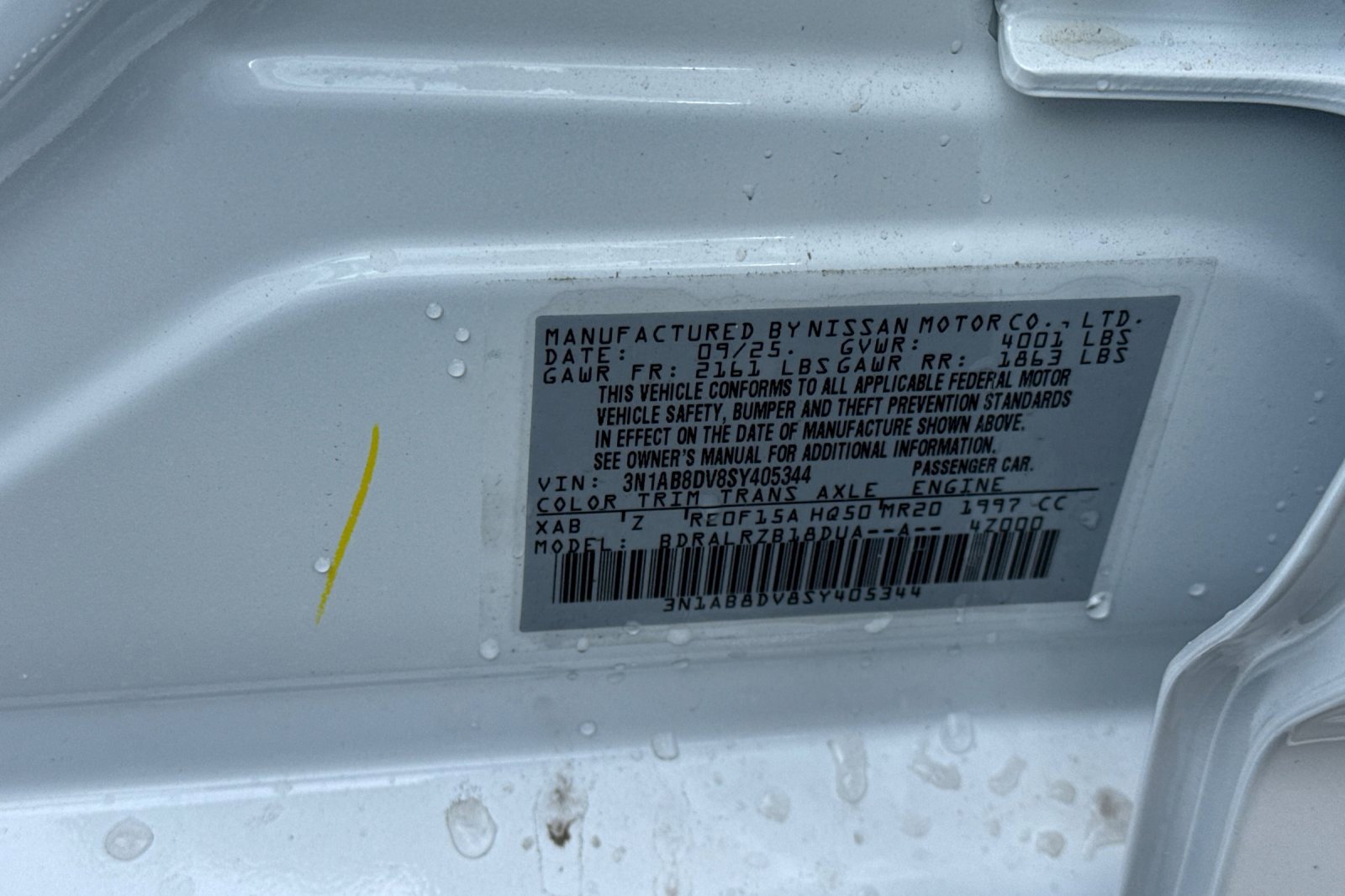 New 2025 Nissan Sentra SR w/ Trunk Package image 23