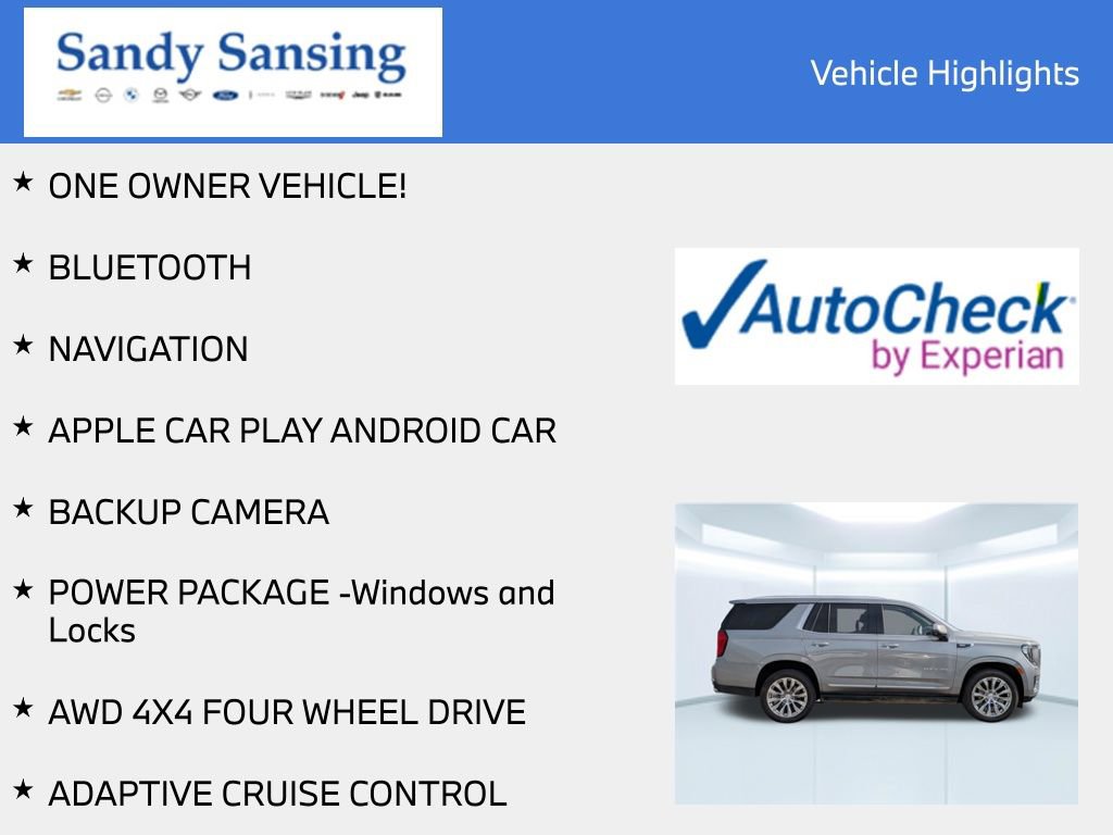 Used 2024 GMC Yukon Denali w/ LPO, Floor Liner Package image 7