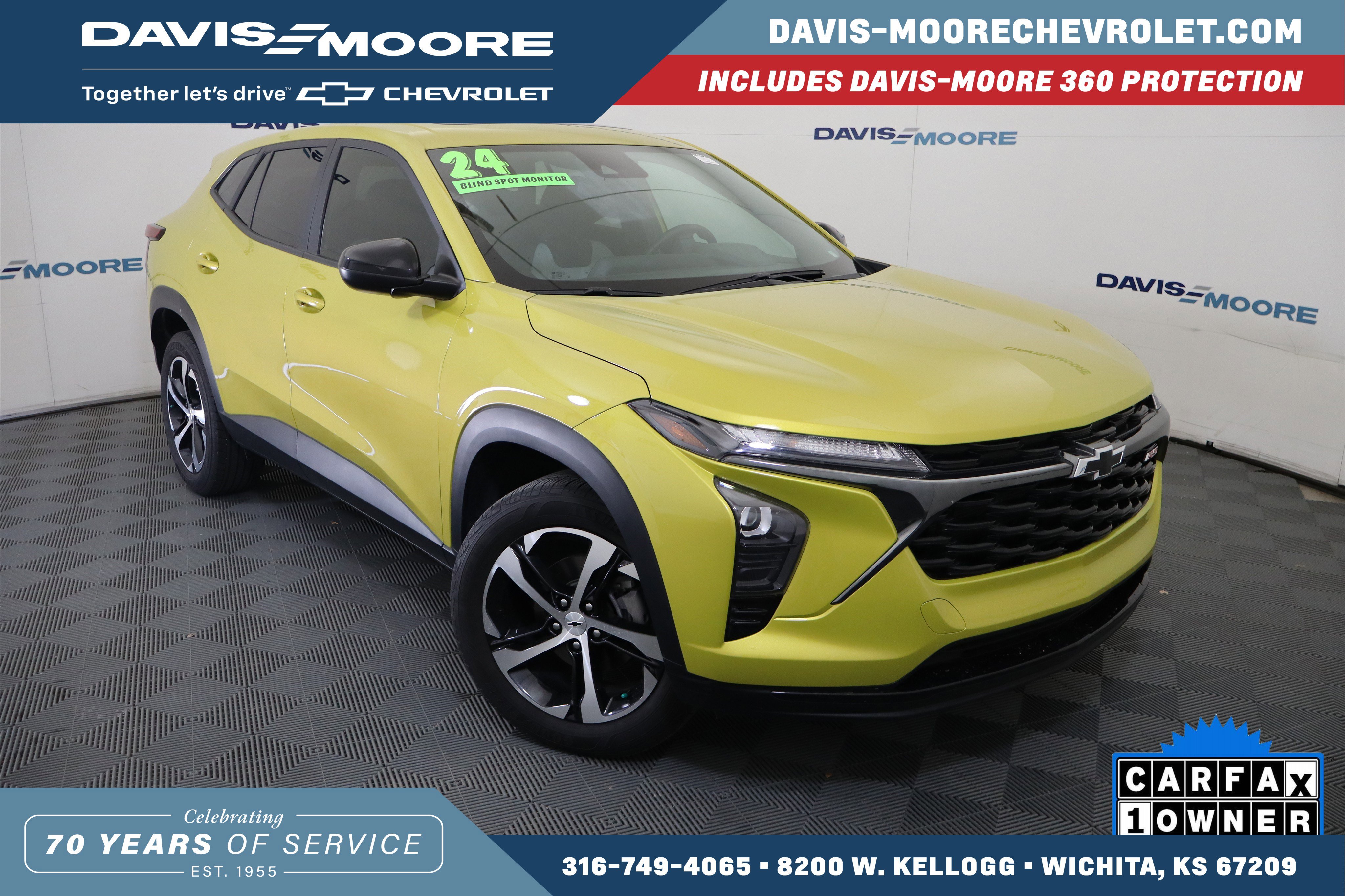 Used 2024 Chevrolet Trax RS w/ Sunroof Package