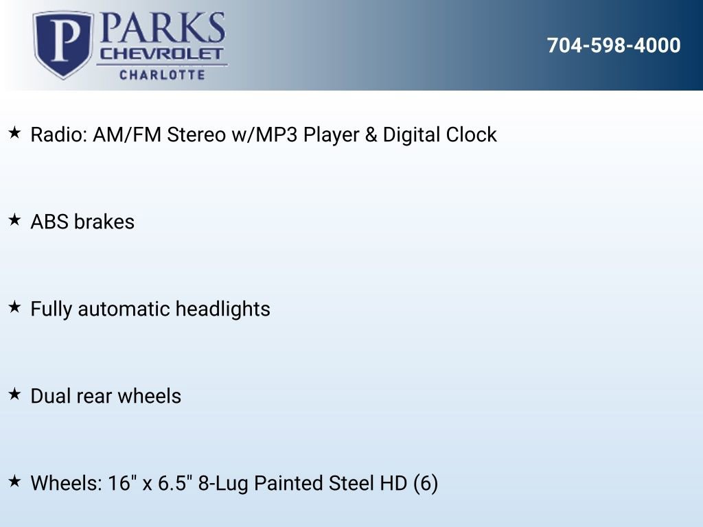 New 2025 Chevrolet Express 4500 w/ Power Convenience Package image 7