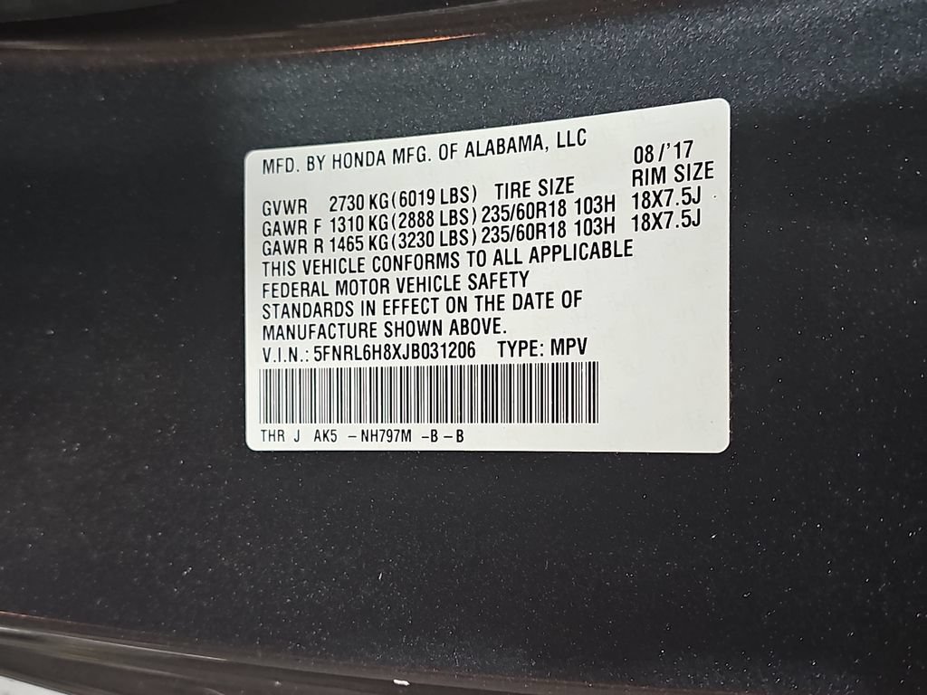 Used 2018 Honda Odyssey Touring image 44