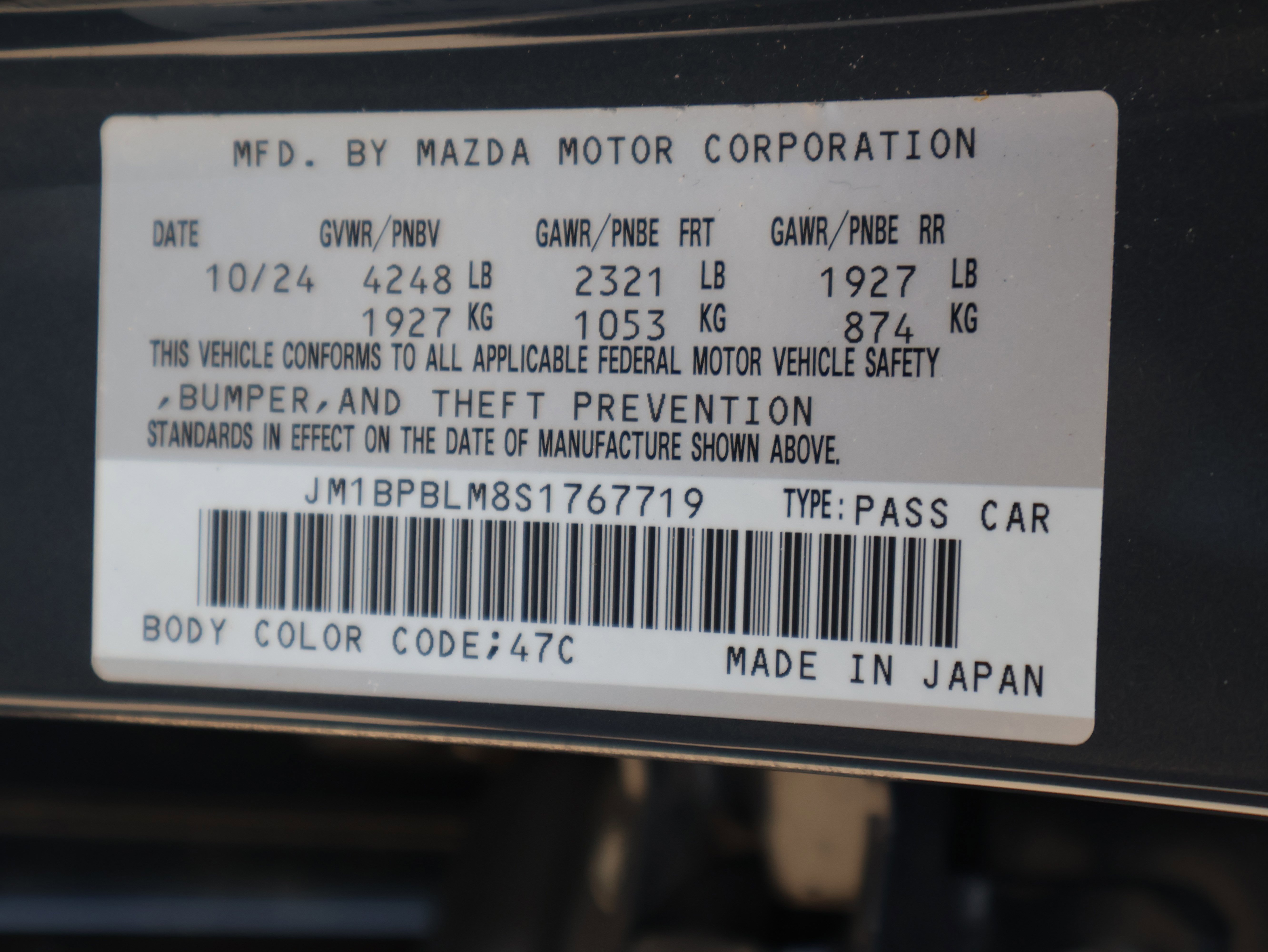 Certified 2025 MAZDA MAZDA3 Carbon image 44