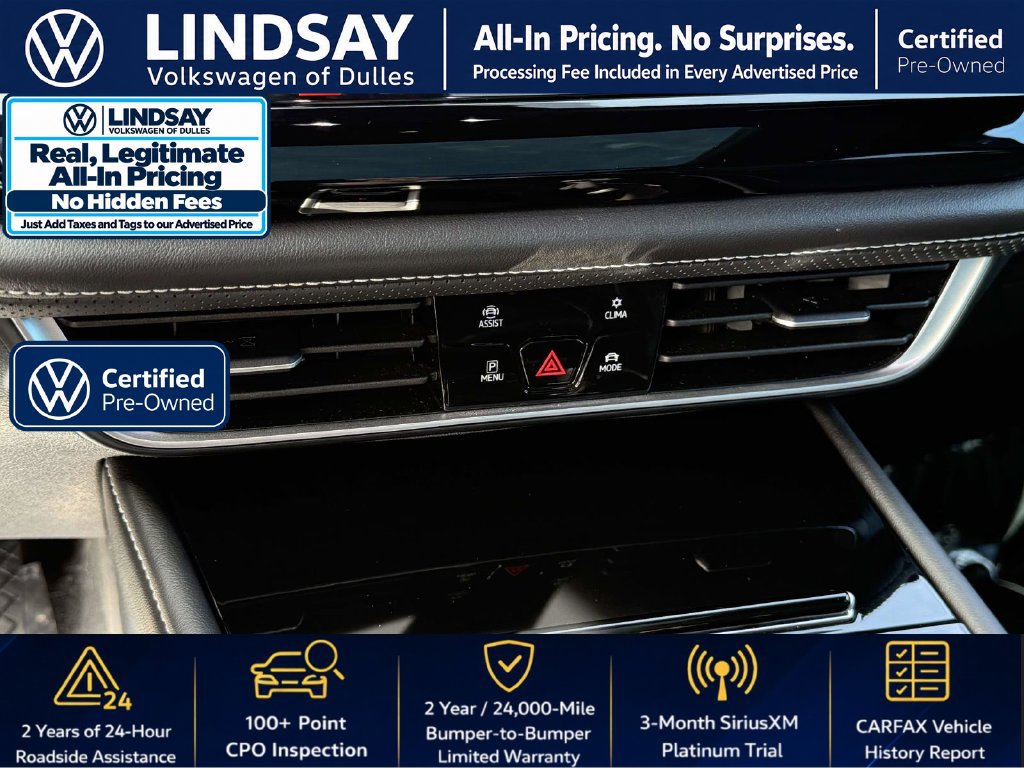 Certified 2024 Volkswagen Atlas Cross Sport SE w/ Panoramic Sunroof Package FWD image 20