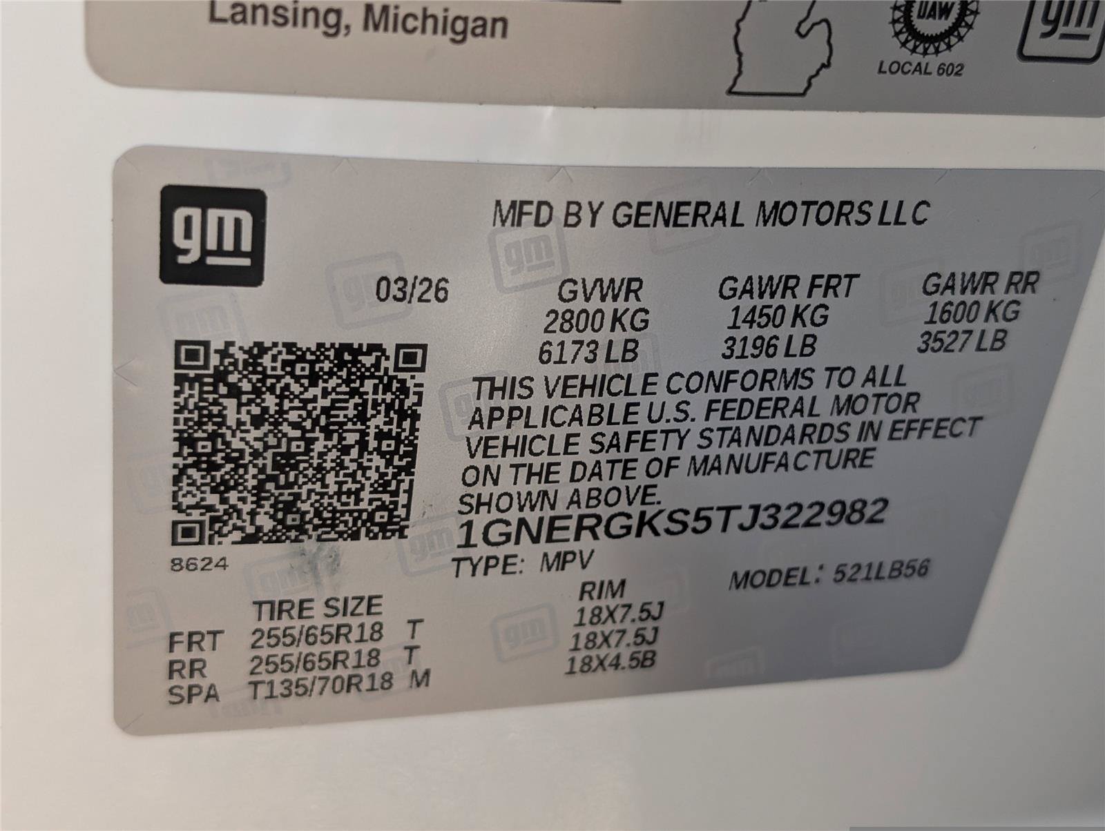 New 2026 Chevrolet Traverse LT w/ Driver Confidence Package FWD image 36