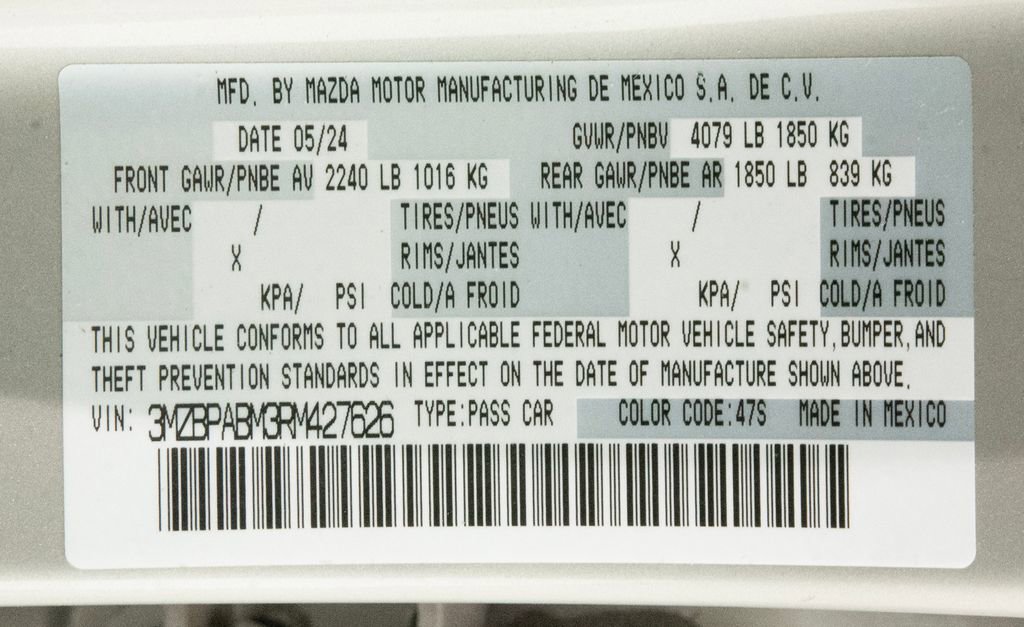 Used 2024 MAZDA MAZDA3 s image 32