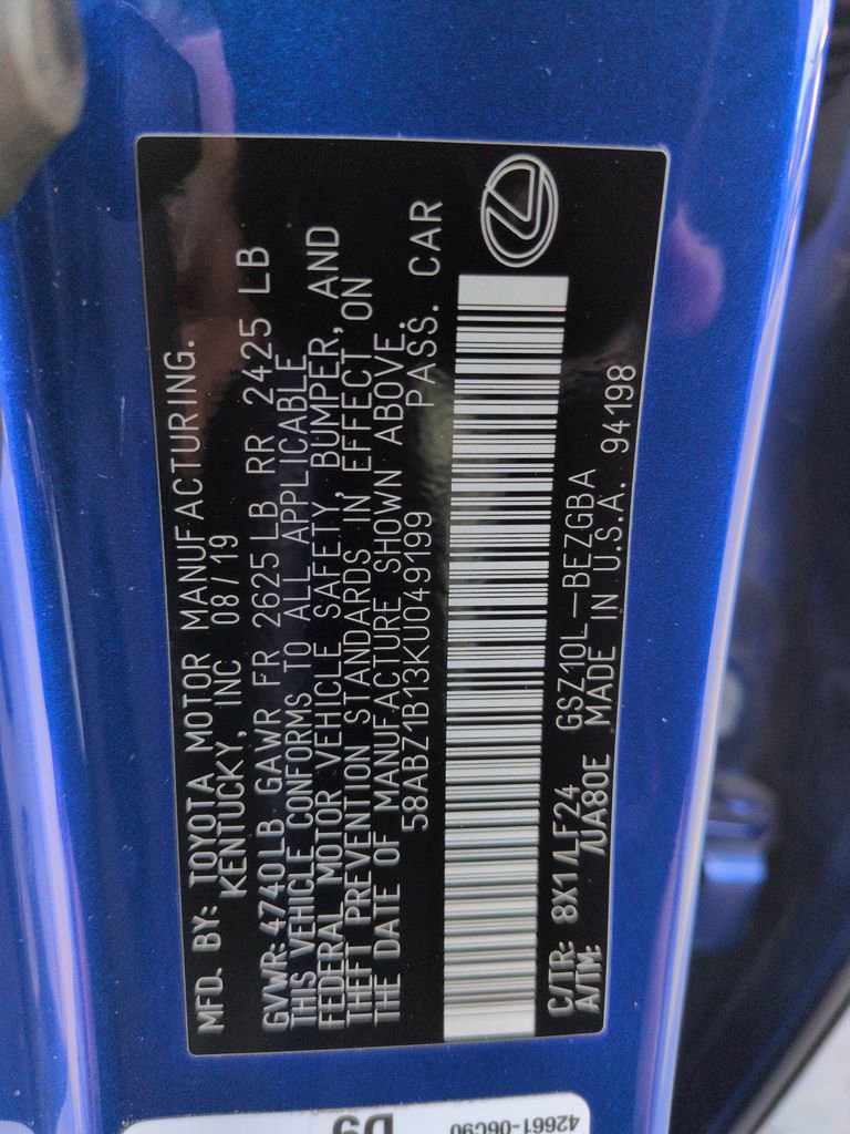 Used 2019 Lexus ES 350 F Sport image 29