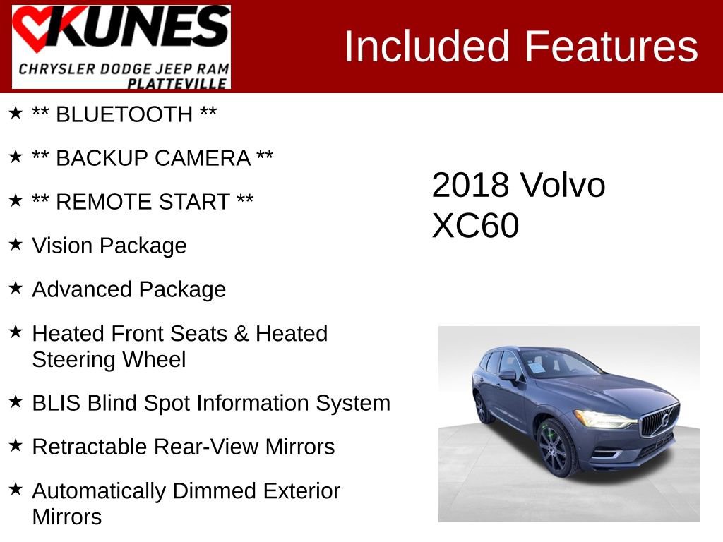 Used 2018 Volvo XC60 T8 Inscription w/ Advanced Package image 2