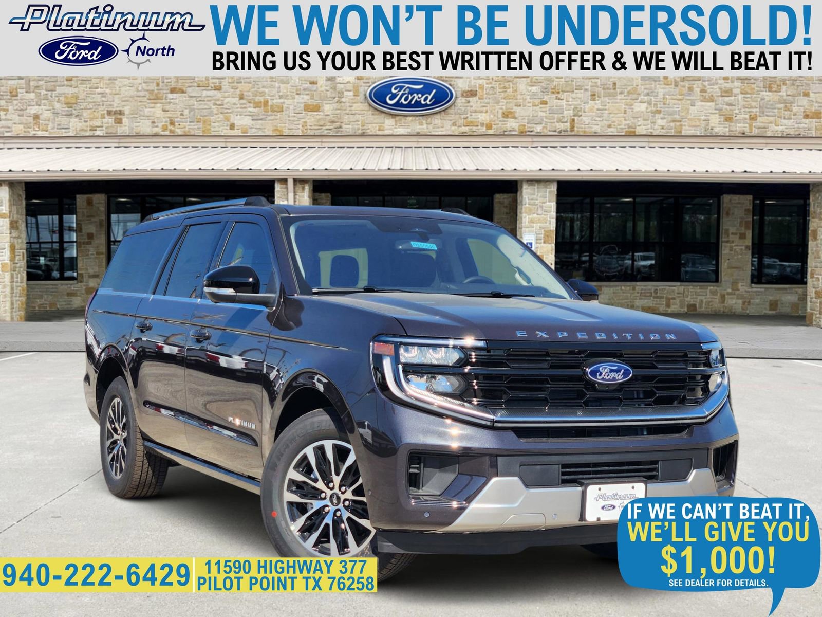 New 2025 Ford Expedition Max Platinum