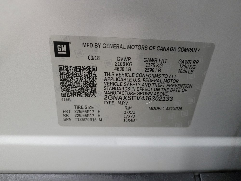 Used 2018 Chevrolet Equinox LT image 33