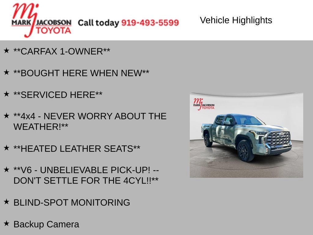 Used 2025 Toyota Tundra Platinum AWD/4WD image 6