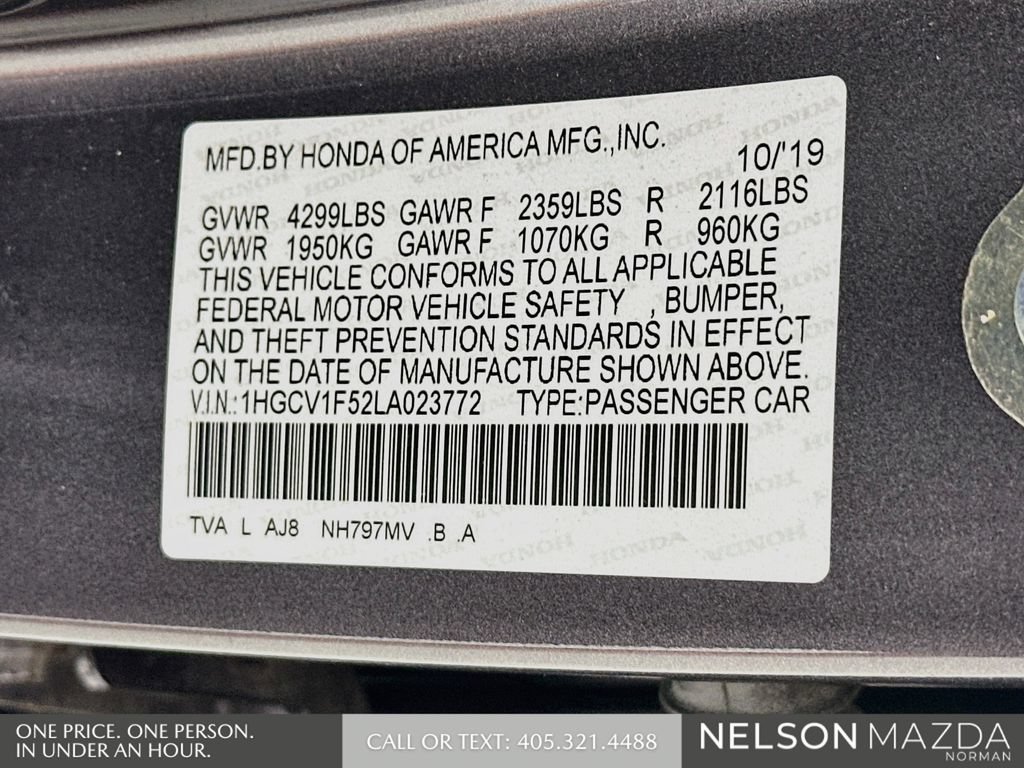 Used 2020 Honda Accord EX-L image 34