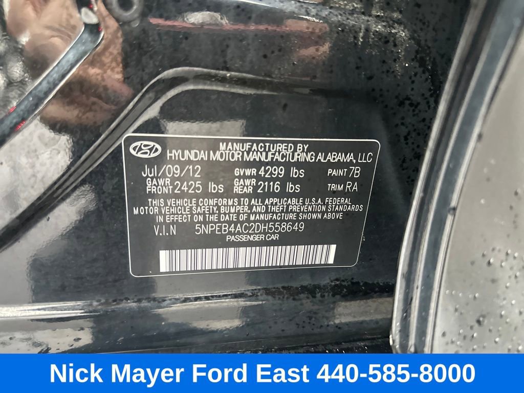 Used 2013 Hyundai Sonata GLS image 22