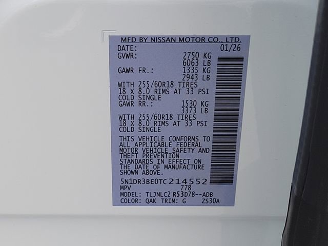 New 2026 Nissan Pathfinder SV AWD/4WD image 12