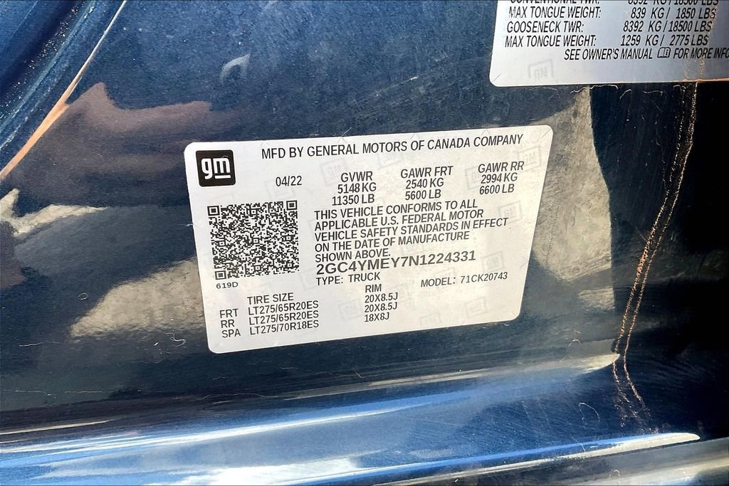 Used 2022 Chevrolet Silverado 2500 Custom w/ Custom Value Package image 34