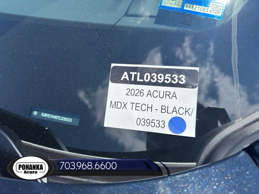 New 2026 Acura MDX w/ Technology Package AWD/4WD image 38